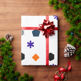 Feierliche geometrische Geschenkwrap Geschenkpapier