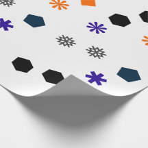Feierliche geometrische Geschenkwrap