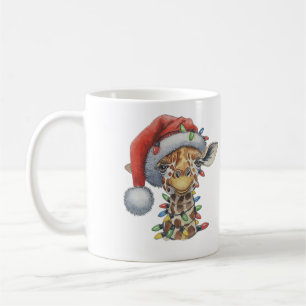 Feierliche Giraffe Kaffeetasse