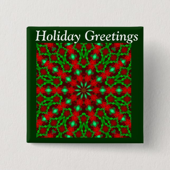 Feierliche Grüße_ Button (Vorderseite)