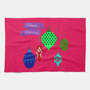 Feierliche Grüße Vibrant Display Hanging Ornament Geschirrtuch