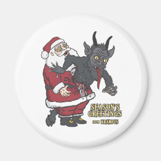 Feierliche Grüße von Krampus (und Santa) Magnet