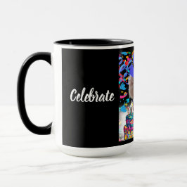 Feierliche Happy Birthday Poodle Kaffee Tasse