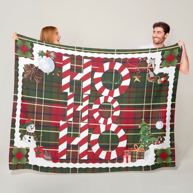 Feierliche "HO HO HO" Weihnachtsfeier Fleece & She (Beispiel)