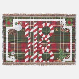 Feierliche "HO HO HO" Weihnachtsfeier Fleece & She Decke
