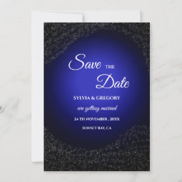 Feierliche Hochzeit Vollmond & Sterne Mitternacht Save The Date