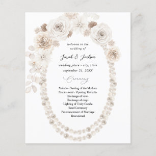 Feierliche Hochzeiten mit weißer Blüte Flyer