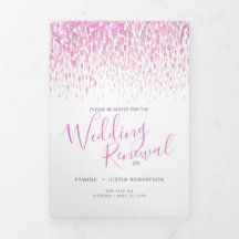 Feierliche Hochzeitseröffnungsfeier Rosa Programm