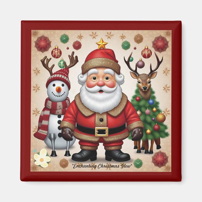 "Feierliche Jahreszeit" Magnet (Vorne)