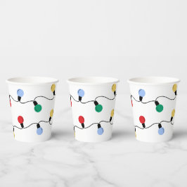Feierliche Jingle & Mingle farbenfrohe Weihnachtsl Pappbecher