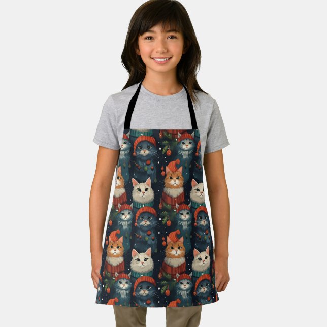 Feierliche Katzen Urlaub Schürze (Insitu)