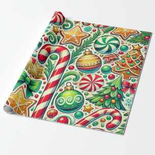 Feierliche Leckereien Geschenkpapier