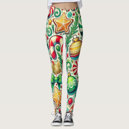 Feierliche Leckereien Weihnachten Leggings