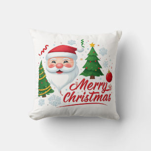 "Feierliche Liebe: Fröhliches Weihnachtsdesign Kissen