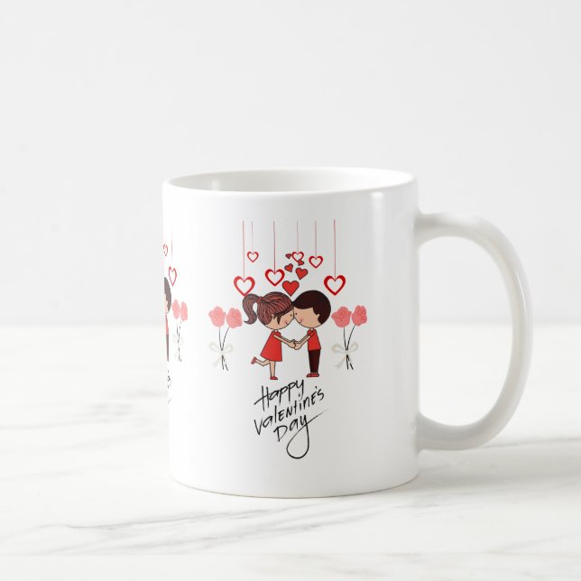 Feierliche Liebe Kaffeetasse (Rechts)
