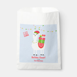 Feierliche Llama Weihnachten Geschenktütchen