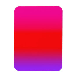Feierliche Magenta Red Lila Ombre Magnet