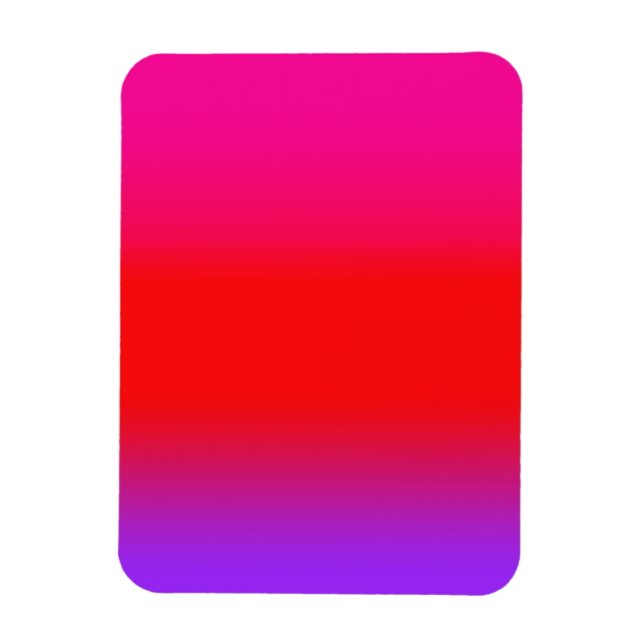 Feierliche Magenta Red Lila Ombre Magnet (Vertikal)