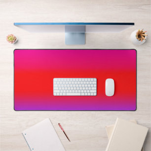 Feierliche Magenta Red Lila Ombre Schreibtischunterlage