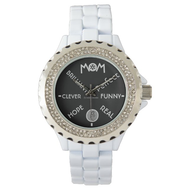 Feierliche Mama Armbanduhr (Vorderseite)
