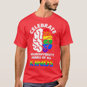Feierliche Minds aller Art von Autismus in der Neu T-Shirt