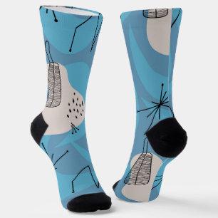 Feierliche Mitte des Jahrhunderts Socken