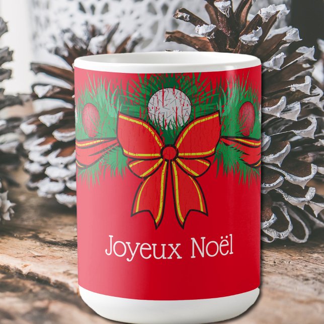 Feierliche Motive - Joyeux Noël - Rote Tasse (Von Creator hochgeladen)
