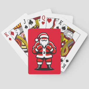 Feierliche Nacht - Funny Holiday Boxing Spielkarten