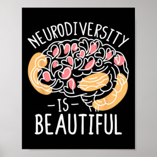 Feierliche Neurovielfalt ist schön Poster