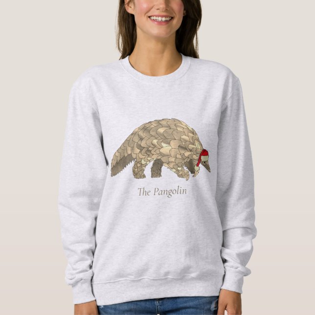Feierliche Pangolin - Gefährdete Tierrechtsaktivie Sweatshirt (Vorderseite)