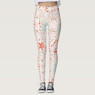Feierliche Pastel Frohe Weihnachtsfeiertage Leggings