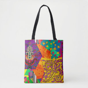 Feierliche Patchwork in indianisch, türkisch, ital Tasche