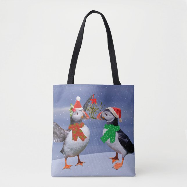 Feierliche Puffsacken überall auf der Drucktasche Tasche (Vorderseite)