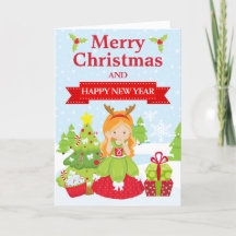 Feierliche Rothaarige Weihnachtsprinzessin
