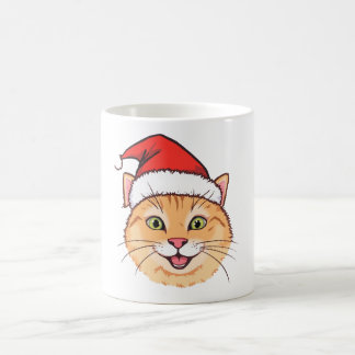 Feierliche Santa Cat Tasse - Perfektes Weihnachtsg