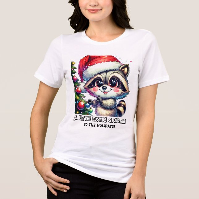 Feierliche Schlägerei, die Urlaubsfreuden verbreit Tri-Blend Shirt (Vorderseite)