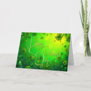 Feierliche St. Patrick's Day Gruß Karte