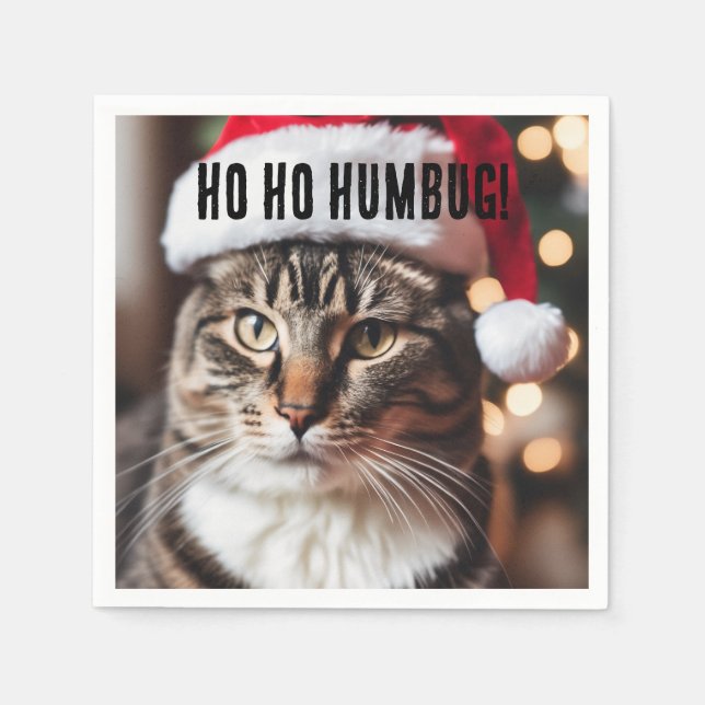 Feierliche Tabby Serviette (Vorderseite)