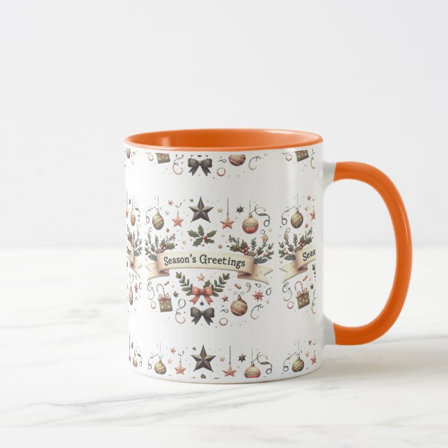 Feierliche Tasse der Jahreszeit (Rechts)