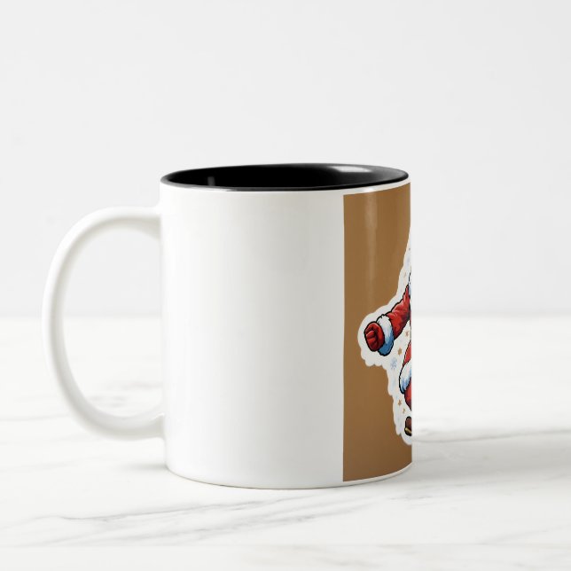 "Feierliche Tasse des Weihnachtsmanns" (Links)