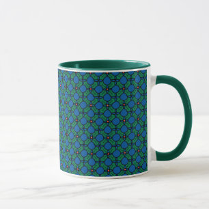 Feierliche Tasse, Weihnachts-Holly-Muster Tasse