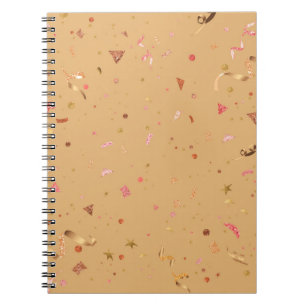 Feierliche Verzierungen 5 Notizblock