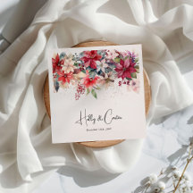 Feierliche Weihnachten Florals Hochzeit