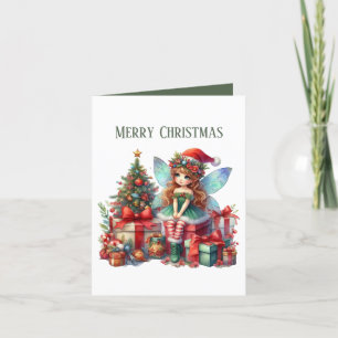 Feierliche Weihnachten hinzufügen Text Fairy