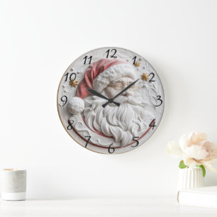 Feierliche Weihnachtsfeier Große Wanduhr