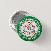 Feierliche Weihnachtsfeier und weiße Kronenrahmen