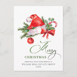 Feierliche Weihnachtsfeiertage Hat Weihnachten Gru Postkarte