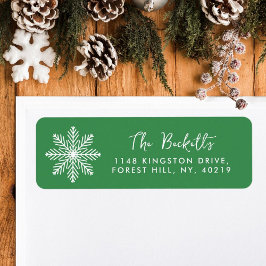 Feierliche Weihnachtsfeiertage mit Schneeflocken