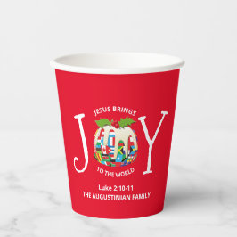 Feierliche Weihnachtsfreuden in der Welt Pappbecher