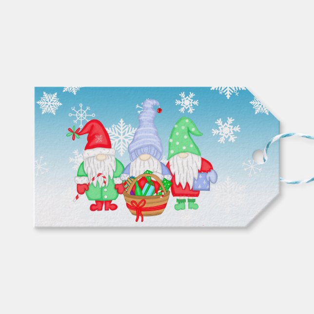 Feierliche Weihnachtsspiele von und zu Geschenkmar Geschenkanhänger (Vorderseite (Horizontal))